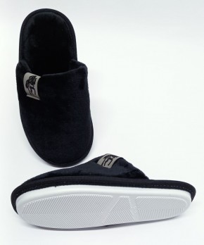Детские домашние тапочки Валди мягкий велюр р.28-35 арт.34707 чёрные, для мальчика