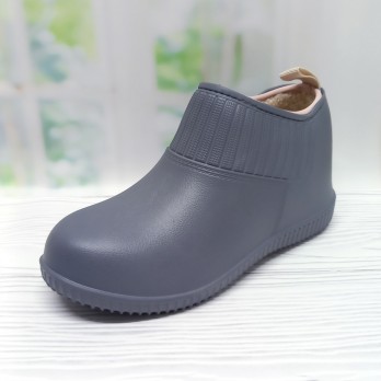 Галоши садовые женские утеплённые, Даго стиль серые