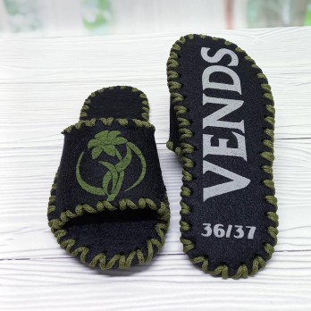 Женские домашние тапочки Vends чёрные