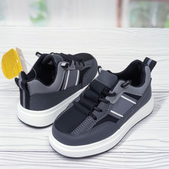 Стильные кроссовки для мальчика, серые