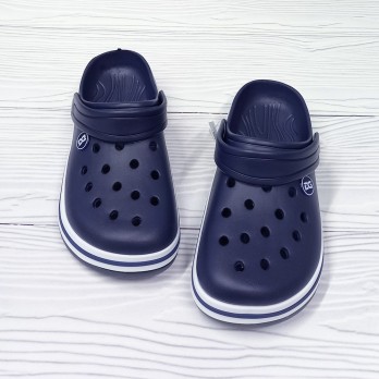 Кроксы синие подростковые, тм Даго Стиль