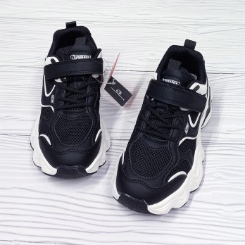 Стильные кроссовки для девочки, застёжки на липучках, Апавва