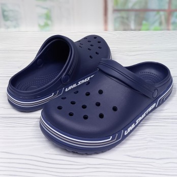 Мужские кроксы Даго Стиль, синего цвета