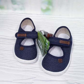Тапочки для мальчика, синие, Natur