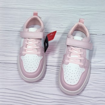 Розовые кроссовки для девочки, застёжки на липучках, тм Apawwa