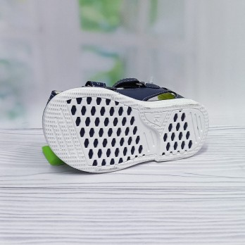 босоножки для мальчика, синие, застёжки на липучках