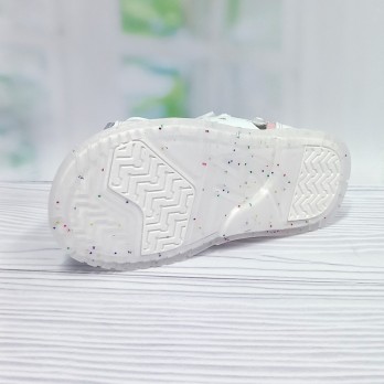Детские открытые сандалии для девочки, белые