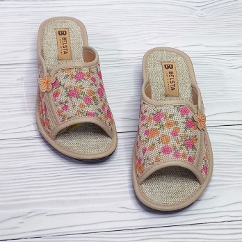 Женские домашние тапочки, открытый носок и пятка, тм Белста.