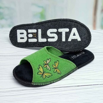 Женские войлочные тапочки тм Белста, мягкая велюровая стелька