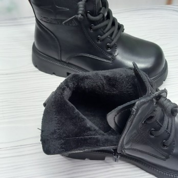 ботинки для девочки, демисезонные, застёжка на замке молния