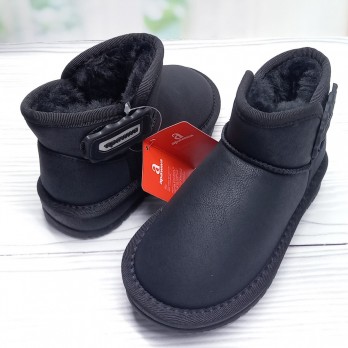 Детские угги чёрного цвета на девочку