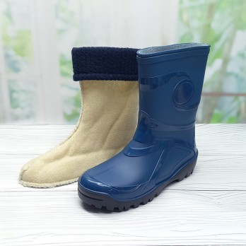 Резиновые сапоги для мальчика, съёмный утеплитель, тм Демар