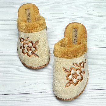 Женские домашние тапочки Белста, бежевые