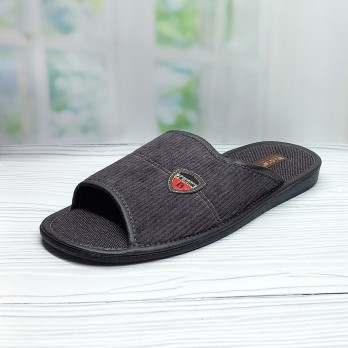 Тапочки мужские вельветовые, Белста, коричневые