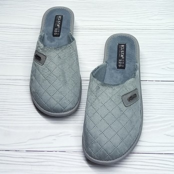 Женские велюровые тапочки, тм Белста, серые.