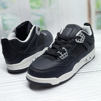 кроссовки для мальчика, чёрные, весна/осень.