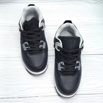 Демисезонные кроссовки для мальчика, чёрные.