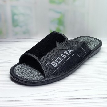 Мужские домашние тапочки Белста, чёрные