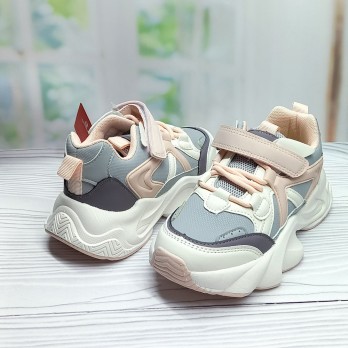 Кроссовки для девочки, бежевые, весна-осень.