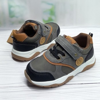 Кроссовки для мальчика, цвет - хаки.