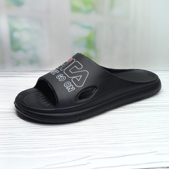 Шлёпанцы подростковые для мальчика, тм Krok, чёрные