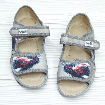 Детские тапочки с открытым носком, для мальчика, тм Валди.