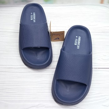 Подростковые шлёпанцы для мальчика, синие, American Club.