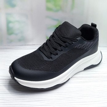 Кроссовки женские текстильные, тм Run Life, чёрные