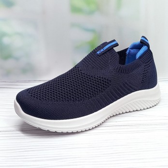 Детские текстильные кроссовки для мальчика, тм Apawwa синие