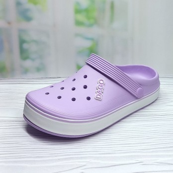 Кроксы женские, тм Dago Style, лавандовый цвет