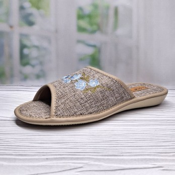 Женские открытые тапочки Белста, бежевые