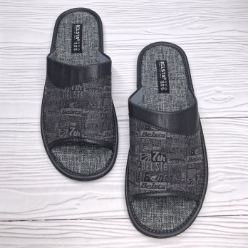 Мужские открытые тапочки серого цвета, тм Белста.