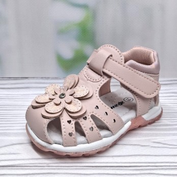 Детские босоножки для девочки, тм Apawwa розовые