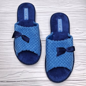 Женские домашние тапочки, тм Белста, голубые.