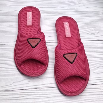 женские розовые тапочки, тм Белста, открытый носок и открытая пятка.