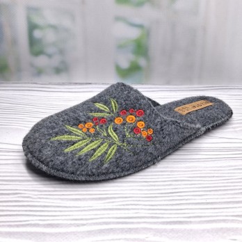 Женские фетровые тапочки Белста, серые