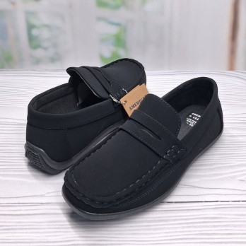 Чёрные туфли для мальчика, тм American Club.