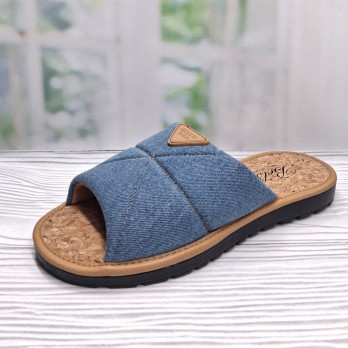 Женские домашние тапочки, тм Белста, пробка синие