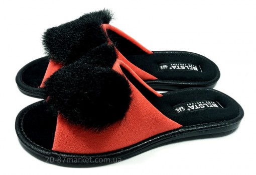 Коралловые тапочки для женщины