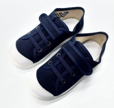 Кеды на липучке, синего цвета