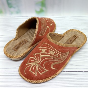 Тапочки женские Белста, вышивка - цветок